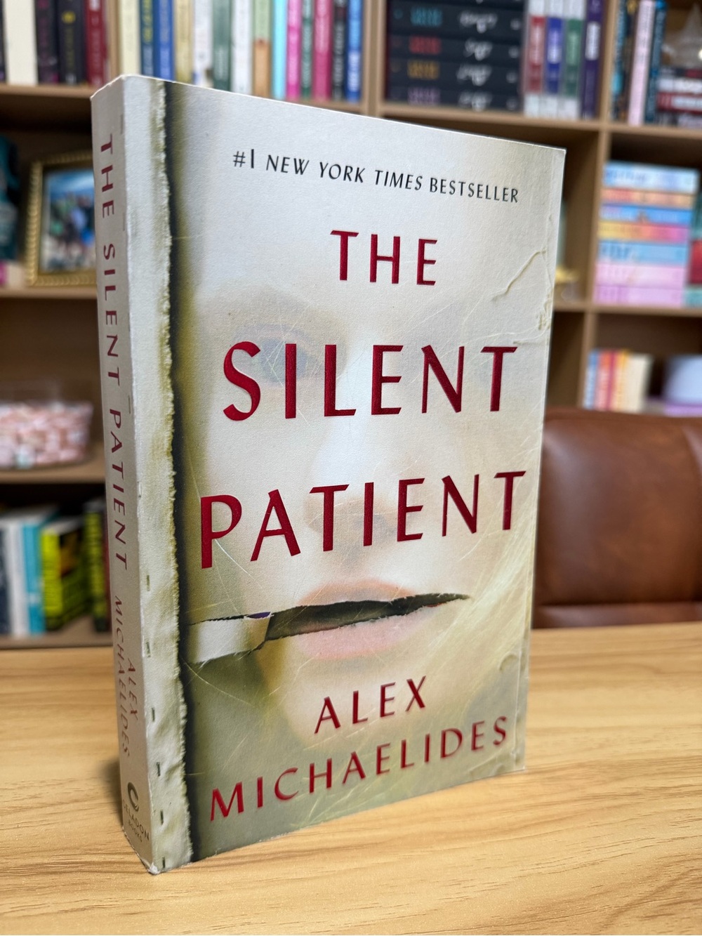 The Silent Patient by Alex Michaelides - Red Lettering Hardcover